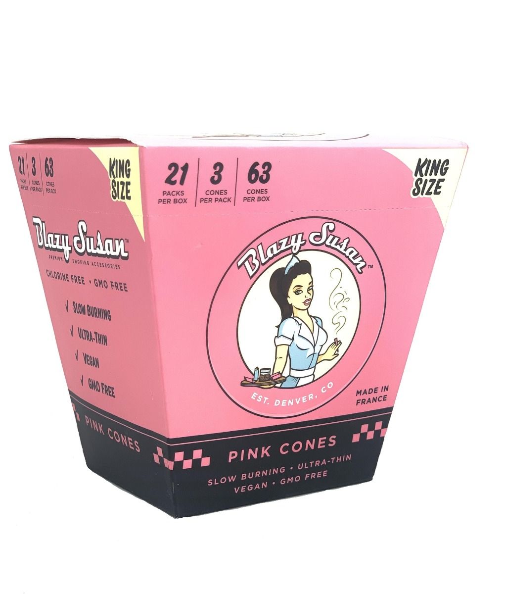 Blazy Susan King Size Cones, 3 Pack - 21 Count Box – True Distributors