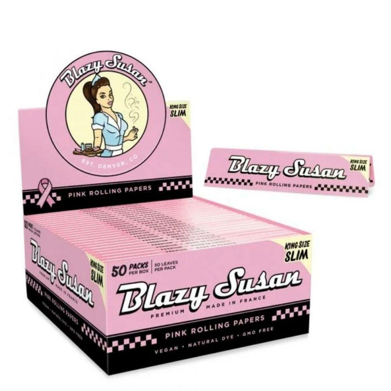 Pink Deluxe Rolling Kit, King Size, Blazy Susan